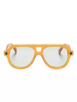 Kuboraum солнцезащитные очки Q4 в массивной оправе, нейтральный цвет