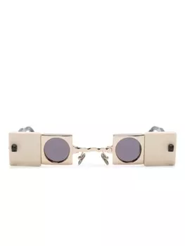 Kuboraum солнцезащитные очки Q50 в геометричной оправе, нейтральный цвет