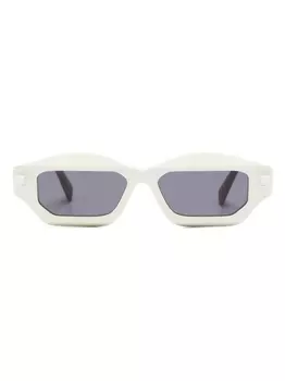 Kuboraum солнцезащитные очки Q6 в квадратной оправе, нейтральный цвет