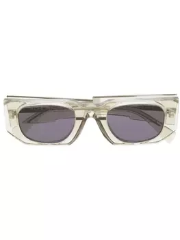 Kuboraum солнцезащитные очки U8 в прямоугольной оправе, зеленый