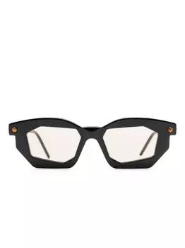 Kuboraum солнцезащитные очки в геометричной оправе, черный