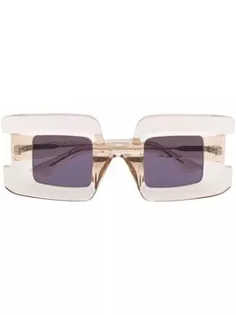 Kuboraum солнцезащитные очки в массивной оправе, фиолетовый