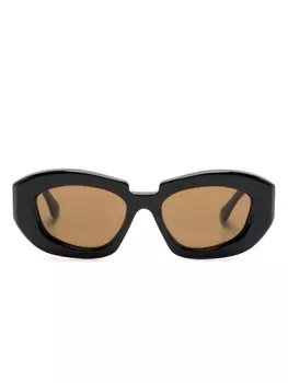 Kuboraum солнцезащитные очки X23 в геометричной оправе, черный