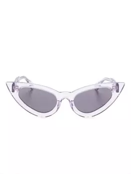 Kuboraum солнцезащитные очки Y3 в оправе 'кошачий глаз', фиолетовый
