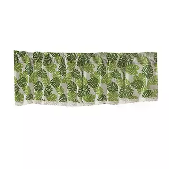 Кухонная короткая занавеска с мультяшным животным принтом дерева, занавеска на окно, драпировка для домашнего декора-3 размера: S Stuttg, мультиколор