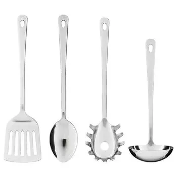 Кухонная посуда 4 шт, нержавеющая сталь, GRUNKA IKEA