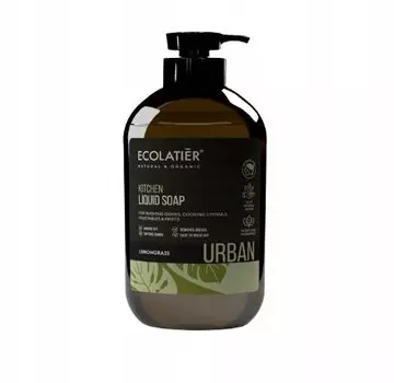 Кухонное мыло Lemongrass, жидкое мыло, 600 мл Ecolatier