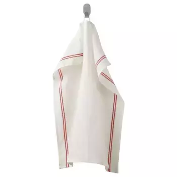Кухонное полотенце, белое/красное, 45х60 см, HILDEGUN IKEA