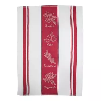 Кухонное полотенце из египетского хлопка - Ортолано Daunex, цвет Rosso