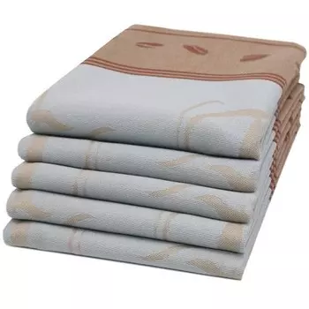 Кухонное полотенце Zollner 00000008 5 шт, 50x1x70 см, светло-серый