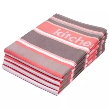 Кухонное полотенце Zollner 00000009 4 шт, 50x1x70 см цвет orangerot