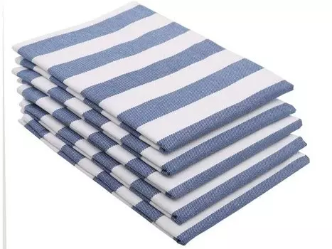 Кухонное полотенце Zollner 00000389 5 шт, 50x1x70 см, синий