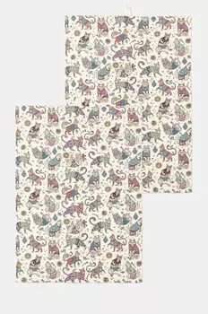 Кухонные полотенца из медицинской шерсти, 2 шт Medicine, мультиколор