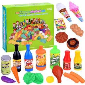 КУХОННЫЕ ПРОДУКТЫ ДЛЯ ИГРЫ120 шт. Inna marka