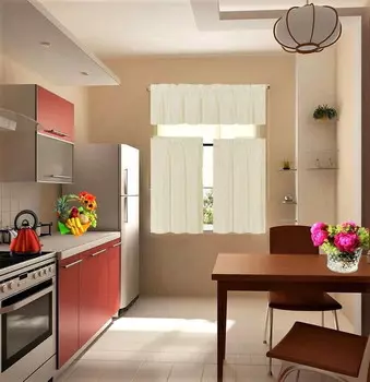 Кухонные шторы Blackout K33 Samimport-2011, слоновая кость