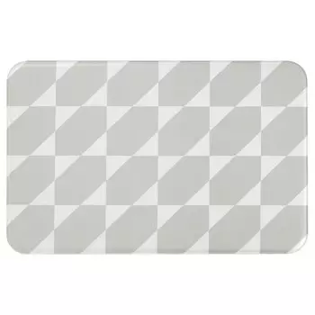 Кухонный коврик, серый/белый, 45х70 см, GNGPASSAGE IKEA