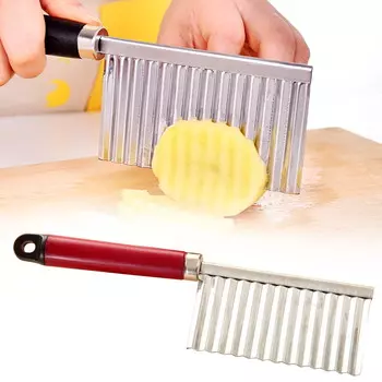 Кухонный нож из гофрированной стали для овощей CheAAlet, стальной