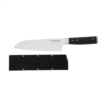 Кухонный нож KitchenAid Gourmet 18 см / 7 дюймов Santoku, острая высокоуглеродистая японская сталь