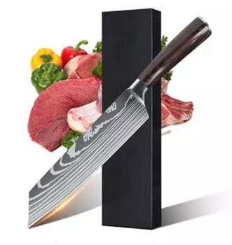 Кухонный нож, поварской нож, 8-дюймовый нож Кирицуке, нож из нержавеющей стали, поварской нож, универсальный нож, нержавеющий ZENG