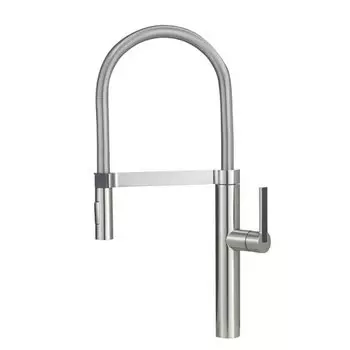 Кухонный смеситель Blanco 441407 Culina с одной рукояткой и высокой дугой, satin nickel