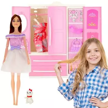 Кукла 29 см с аксессуарами Гардероб 3+ МЕГА КРЕАТИВ Mega Creative