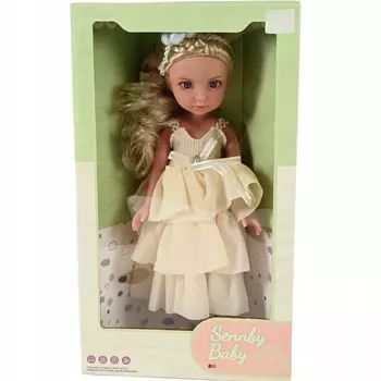 Кукла 34 См, Как Живая Реалистическая Лицо Девушки Со Светлыми Волосами, Платье Midex