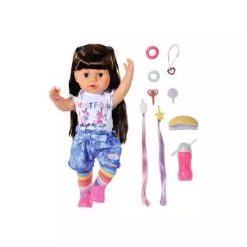 Кукла Бэби Борн Модная Сестричка Брюнетка 43 см, Baby Born