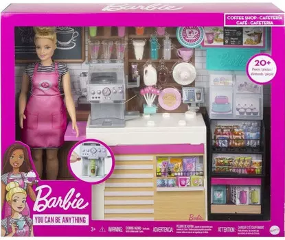 Кукла Барби с набором "Кафе" Barbie