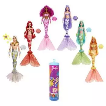 Кукла Barbie Color Reveal Rainbow Mermaids Assorted 1pc