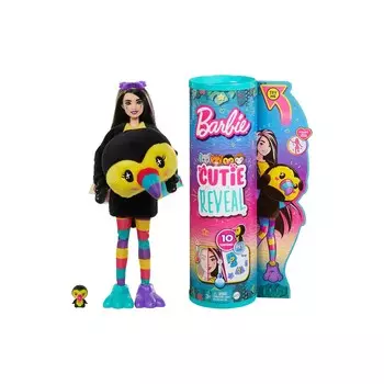 Кукла Barbie Cutie Reveal Dolls Tropical Jungle Series Toucan