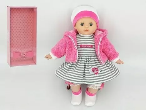 Кукла девочка 40 см со звуком в коробке 530003 Inna marka