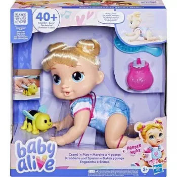 Кукла Hasbro Baby ALive Ползай и играй