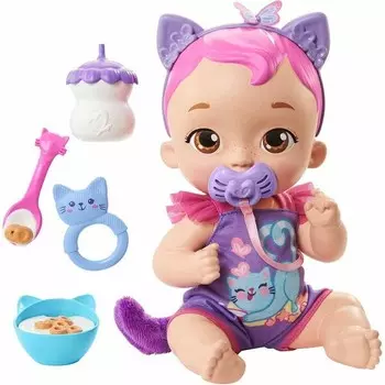 Кукла Mattel Мой садовый котенок со звуком и аксессуарами