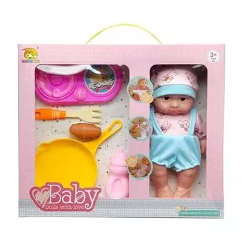 Кукла с кухонным набором Maksik