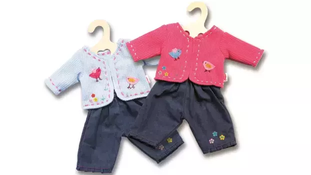 Кукольная куртка с джинсами, размер 35-45см Heless