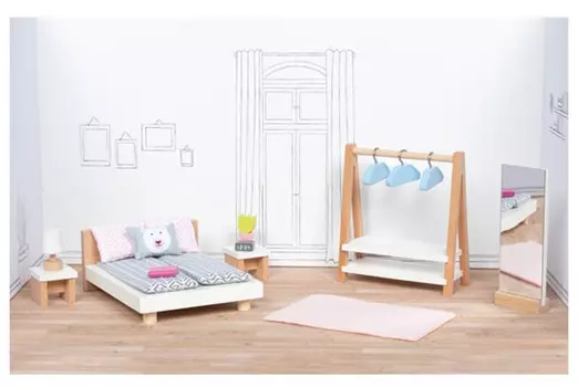 Кукольная мебель Стильная спальня Гоки Goki