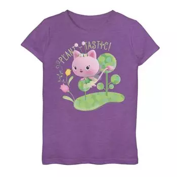 Кукольный домик Габби для девочек 7–16 лет Kitty Fairy Plant-Tastic! Футболка с графическим рисунком Licensed Character