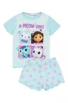 Кукольный домик Gabbys для девочек лицензирование коротких пижам Vanilla Underground, синий