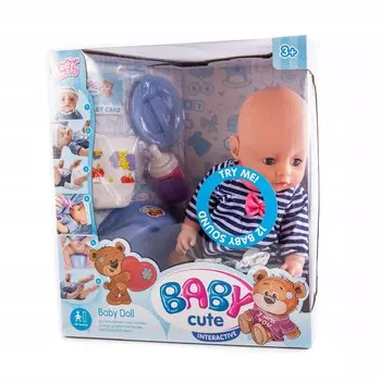 Куколка, как настоящая, 40 см, разговаривает и пьет, писает Midex