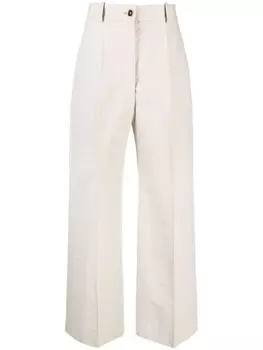 Культовые брюки с монограммным узором Patou, нейтральный цвет