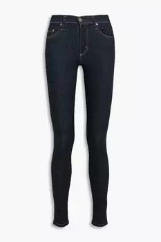 Культовые джинсы скинни с высокой посадкой Nobody Denim, синий