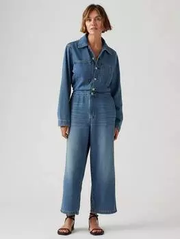 Культовый джинсовый комбинезон Levi's, светло-синий