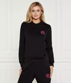 Культовый свитер 2.0 из желе Oversize fit Karl Lagerfeld, черный