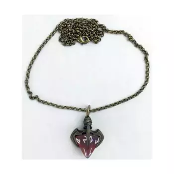 Кулон d4 Blade Claw с отделкой из старой латуни, Dice Jewelry - Necklaces (Chessex)