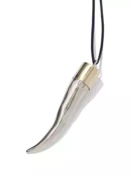 Кулон из рога Proenza Schouler, серебяный