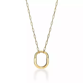 Кулон с цепочкой Tiffany & Co. Medium, желтое золото