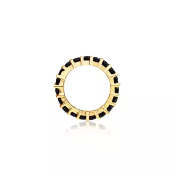 Кулон Tous Large Shield, позолоченное серебро/шпинель