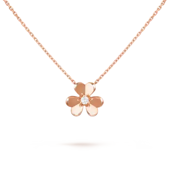 Кулон Van Cleef & Arpels Frivole, маленькая модель, 18-ct розовое золото, бриллиант