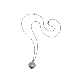 Кулон Vhernier Trottola из черного титана и бриллиантов