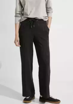 Кюлоты Cecil с жаккардовым узором, черный